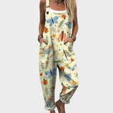 Ada - Printed Dungarees