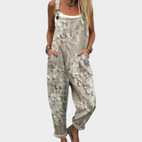 Amy - Printed Dungarees