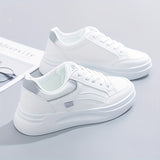 Adrienne - Chic White Trainers, Light Comfort