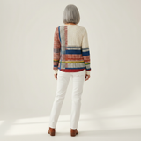 Margaret - Striped Colour Block Jumper