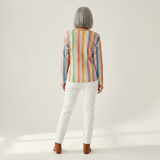 Anna - Colourful Vertical Stripe Jumper