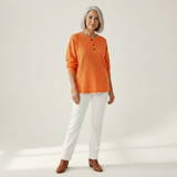 Helen - Solid Waffle Knit Jumper
