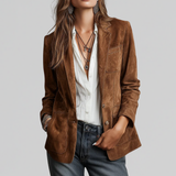 Zoey | Soft Suede-Touch Blazer