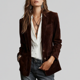 Zoey | Soft Suede-Touch Blazer