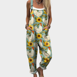 Edie - Printed Dungarees