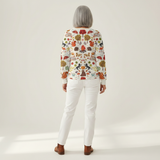 Meredith - Cream Mini Tree Jumper