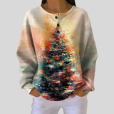 Eloise - Watercolour Christmas Tree Jumper