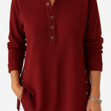 Kylie – Long Sleeve Solid Knit Jumper