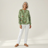 Ivy - Green Christmas Tree Jumper