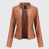 Helene | Elegant Women's Leather Jacket