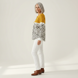 Opal - Mustard Yellow Polka Dot Jumper