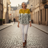 Opal - Mustard Yellow Polka Dot Jumper