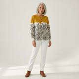Opal - Mustard Yellow Polka Dot Jumper