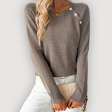 NATALIA – CHIC BUTTON JUMPER