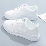 Adrienne - Chic White Trainers, Light Comfort