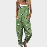 Joanna - Printed Dungarees