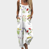Summer - Printed Dungarees