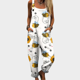 Tina - Printed Dungarees