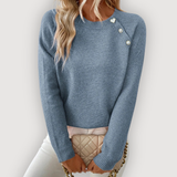 NATALIA – CHIC BUTTON JUMPER