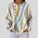 Lillian - Bohemian Border Print Jumper
