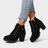Anselma™ | Chic Short Boots with Buckle