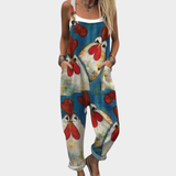 Susan - Printed Dungarees
