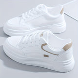 Adrienne - Chic White Trainers, Light Comfort