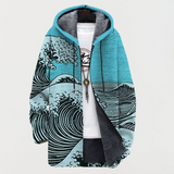 Mathilda – Coat with Wave Pattern