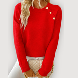NATALIA – CHIC BUTTON JUMPER