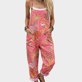 Amelia - Printed Dungarees