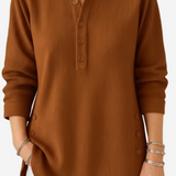 Kylie – Long Sleeve Solid Knit Jumper