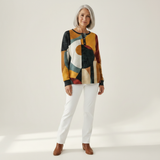 Amelia - Geometric Pattern Jumper