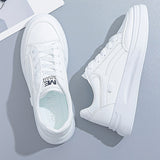 Adrienne - Chic White Trainers, Light Comfort