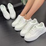 Adrienne - Chic White Trainers, Light Comfort