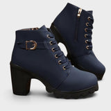 Anselma™ | Chic Short Boots with Buckle