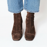 Ariadna™ | Chic Square-Toe Ankle Boots