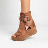Casimira™ | Open Wedge Ankle Boots