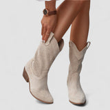 Ximena™ | Perforated Western Boots