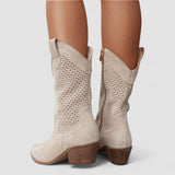Ximena™ | Perforated Western Boots