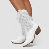 Ximena™ | Perforated Western Boots
