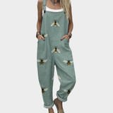 Elena - Printed Dungarees