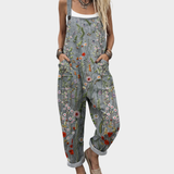 Emmy - Printed Dungarees