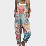 Lena - Printed Dungarees