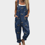Wendy - Printed Dungarees