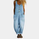 Laura - Printed Dungarees