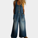 Laura - Printed Dungarees