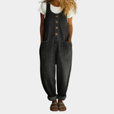 Laura - Printed Dungarees