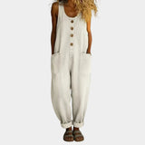 Laura - Printed Dungarees