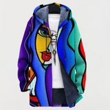 Elisa – Jacket with Colourful Graphic