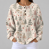 Meredith - Cream Mini Tree Jumper